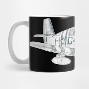 North American P51B 'Mustang' Mug